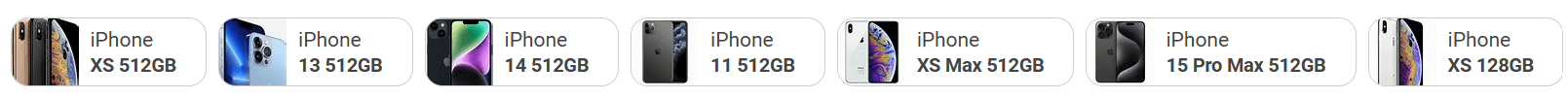 which iphone has 512gb storage 