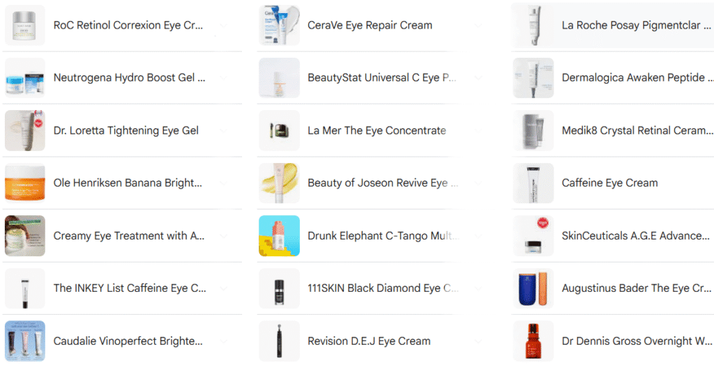 Top 10 Best Men’s Eye Creams for Dark Circles(2025)